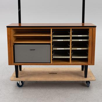 Bookshelves, a pair, Verkstads AB Lindqvist, Motala, second half of the 20th century.