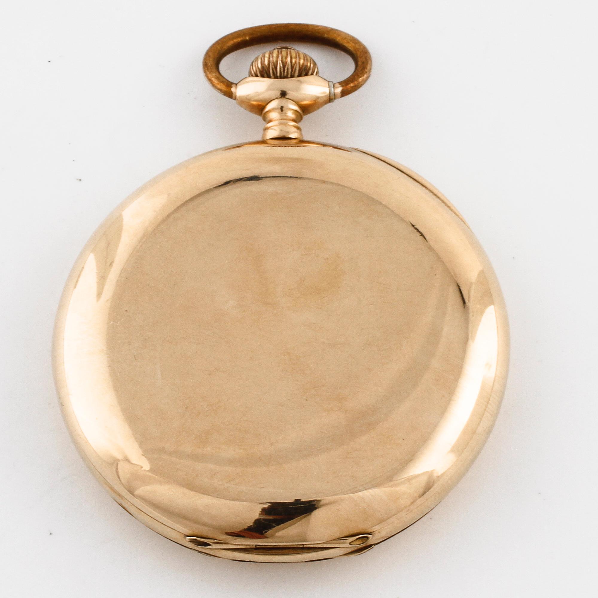LONGINES, pocket watch, savonette, dial marked "CL Malmsjö & Co Göteborg", 52,5 mm.