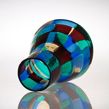 Fulvio Bianconi, A Fulvio Bianconi 'Pezzato' glass vase, Venini, Italy 1950's.