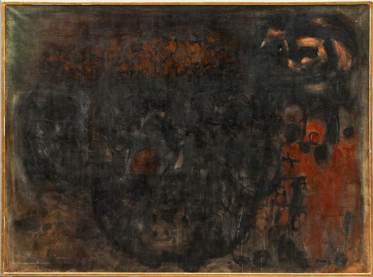 BENGT ORUP, olja på duk, sign, a tergo märkt Ibiza 1965.