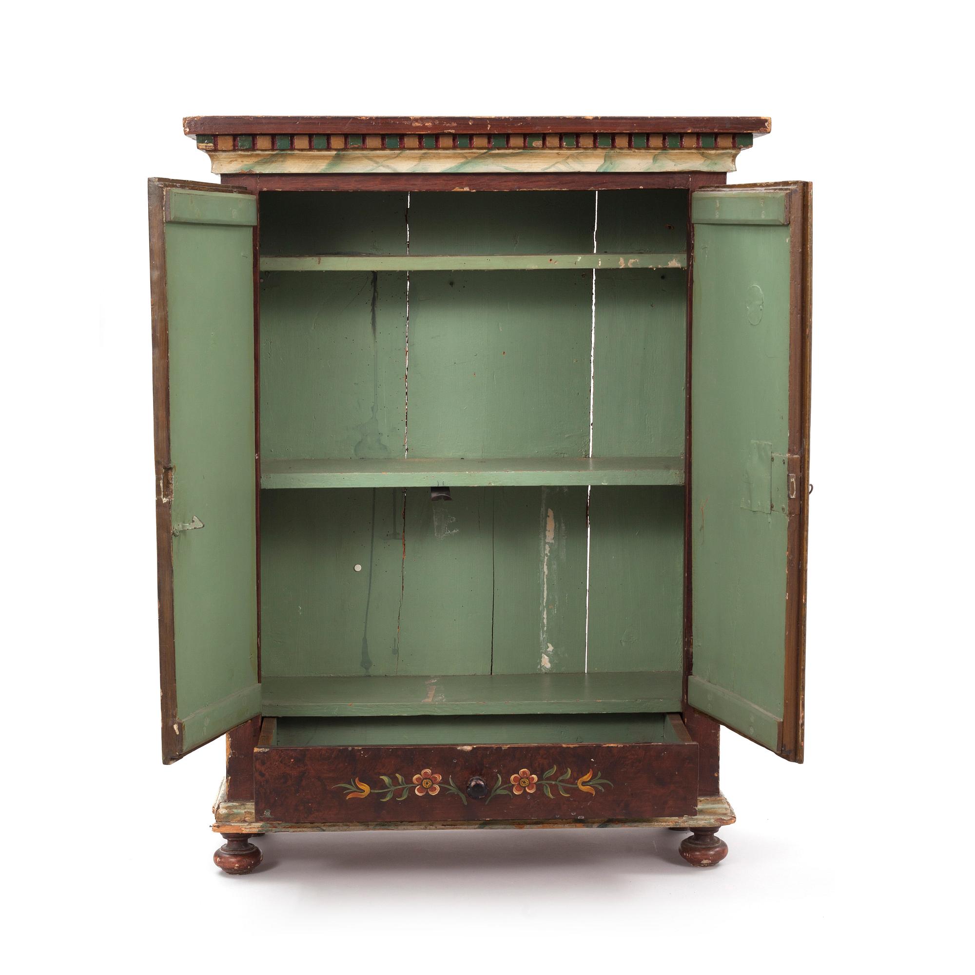 SKÅP, allmoge. 1800-tal.