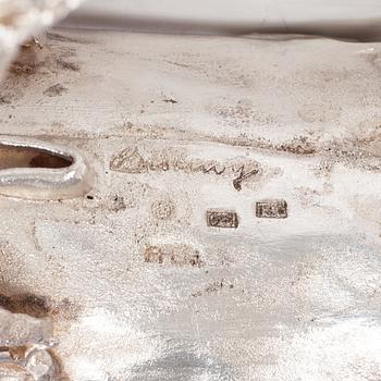 Lars Arby, skulptur, sterling silver, Göteborg, sannolikt 1978.