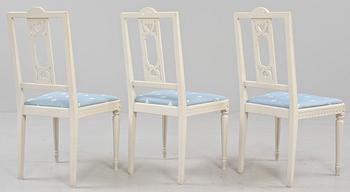 STOLAR, 6 st, gustaviansk stil, 1900-tal.