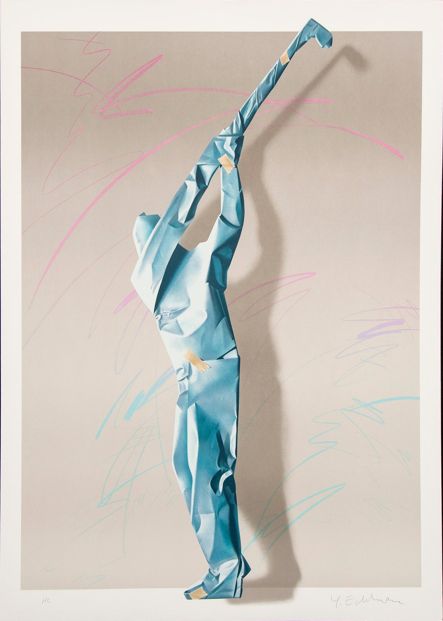 Yrjö Edelmann, a signed color lithograph, EA.