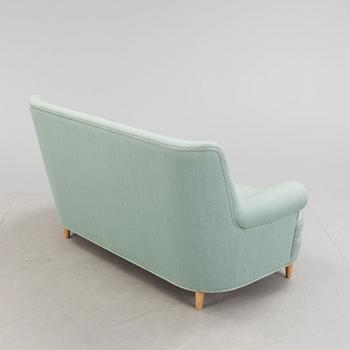 SOFFA, "Hemmakväll", Carl Malmsten, omkring 1900-talets mitt.