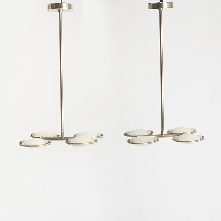 Fontana Arte, taklampor, ett par, "Nobi".