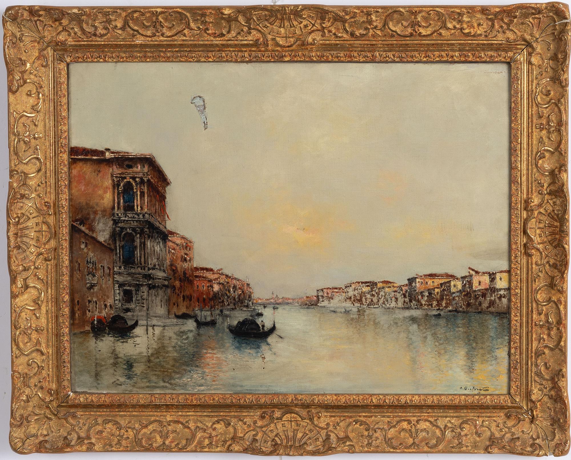 Okänd kostnär, 1800-tal, Canal Grande, Venedig.