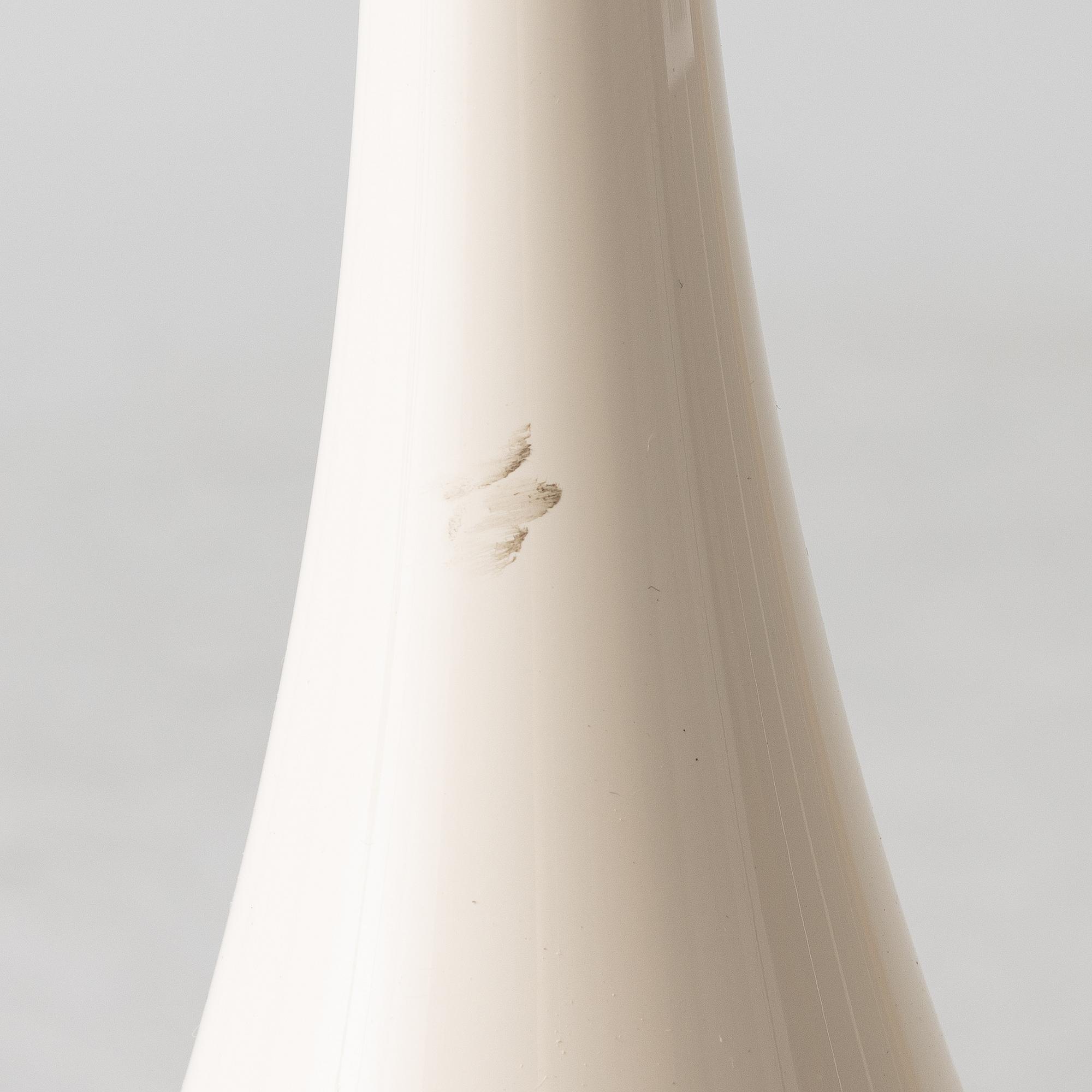 Verner Panton, a pair of 'Panthella' table lamps, Louis Poulsen, Denmark.