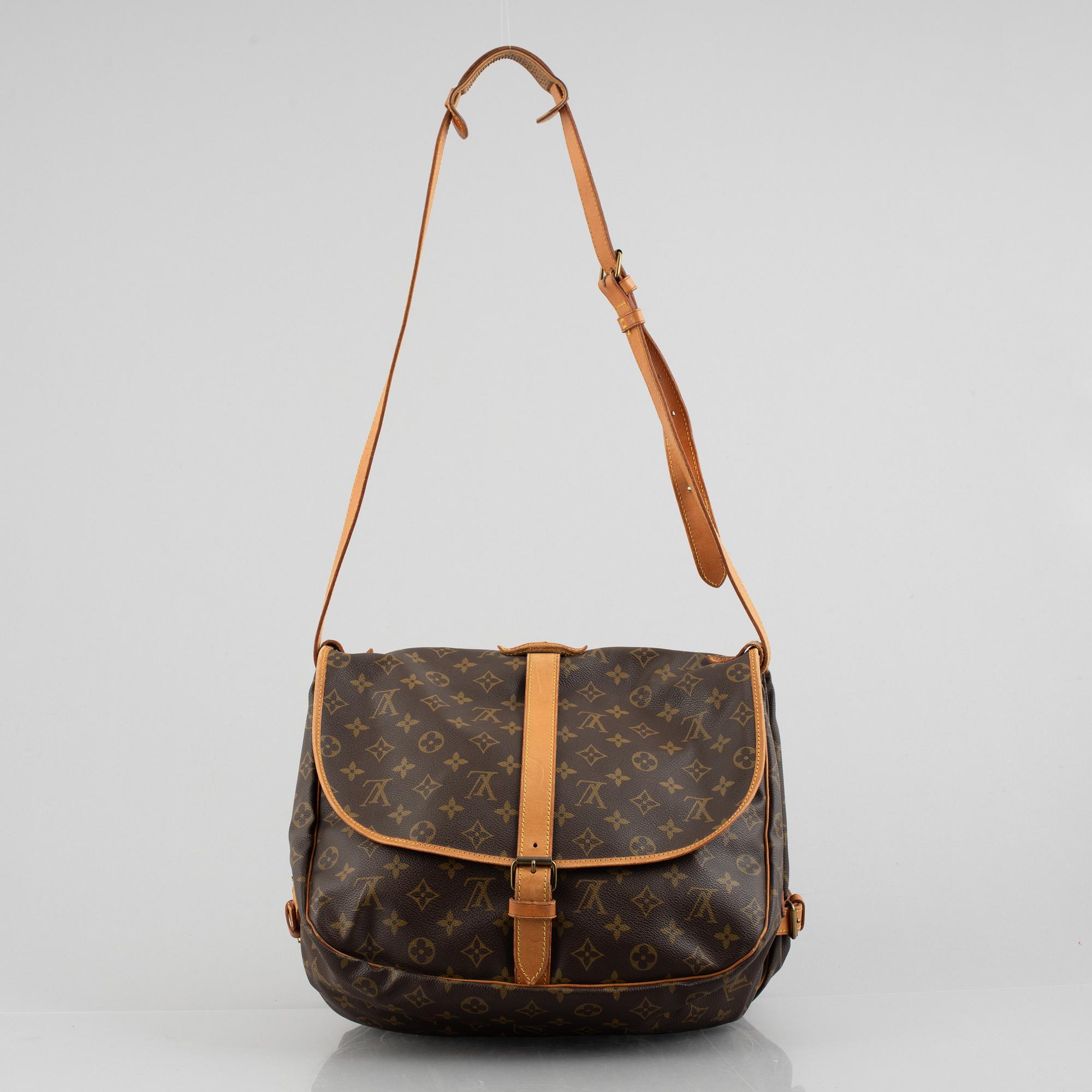Louis Vuitton, bag, "Saumur 35", 1989.
