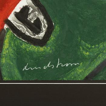 Bengt Lindström, Composition with Green Face.