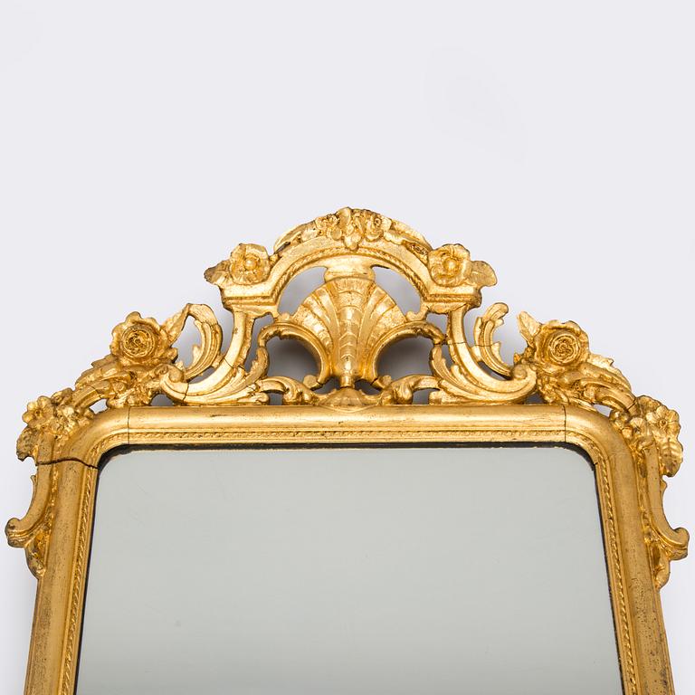 Spegel, nyrokoko, 1800-talets andra hälft.