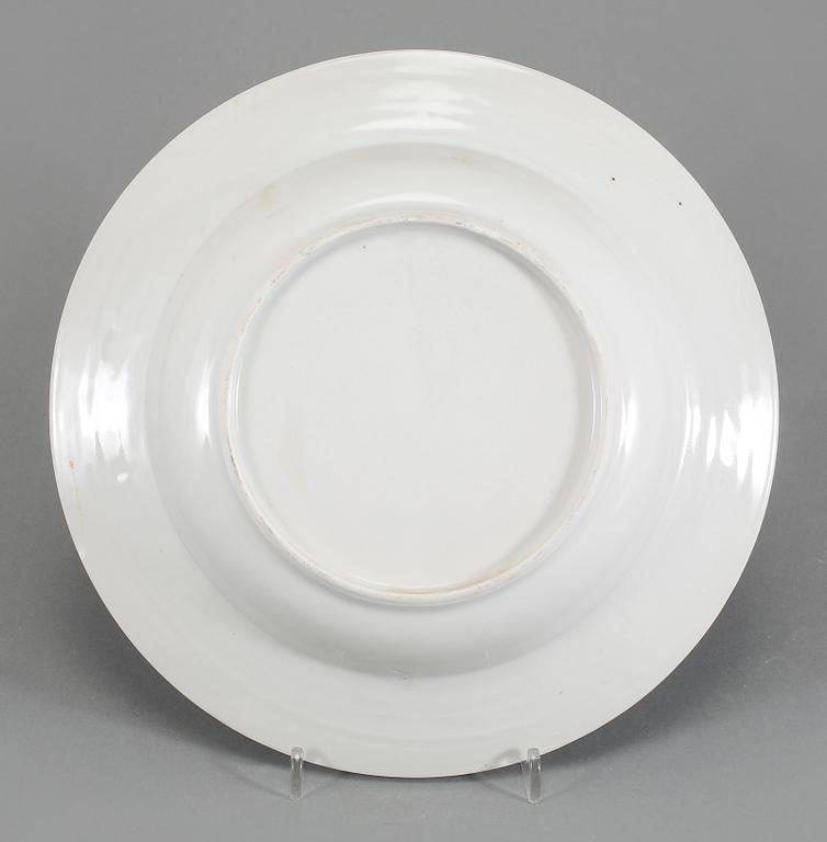 TALLRIKAR, 4 st, porslin, Kina, Jiaqing (1796-1820).