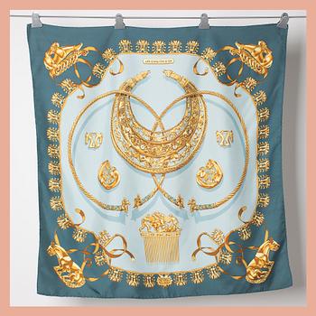 SCARF, Hermès, "Les Cavaliers D'or".