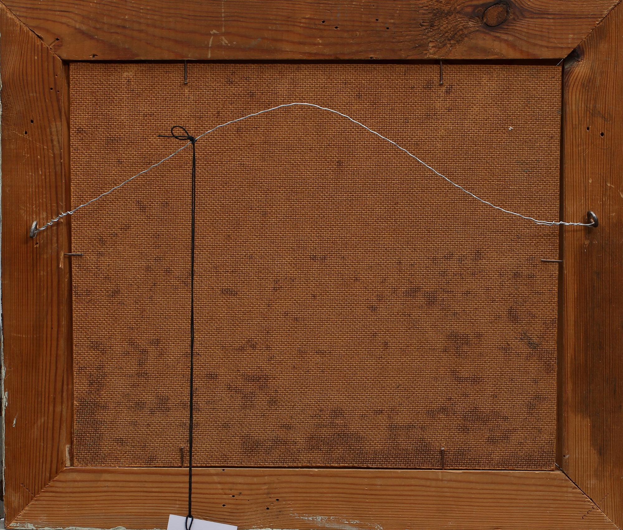 ESTER HENNING, olja på pannå, monogramsignerad.