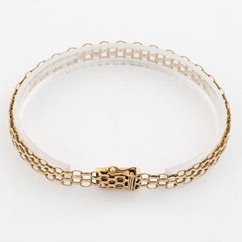 Bracelet, x-link, 18K gold.