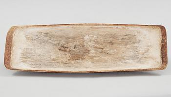 a wooden bowl from the 19th century.