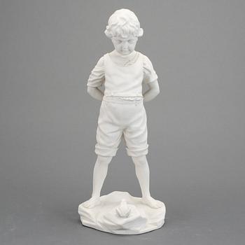 SKULPTUR, parian, efter Per Hasselberg, Gustavsberg, 1909.