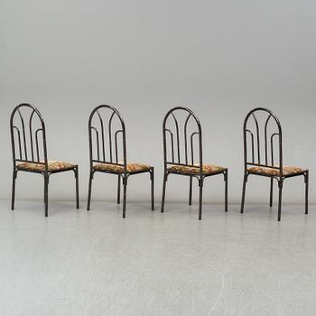 A set of four chairs, 1970s-80s.