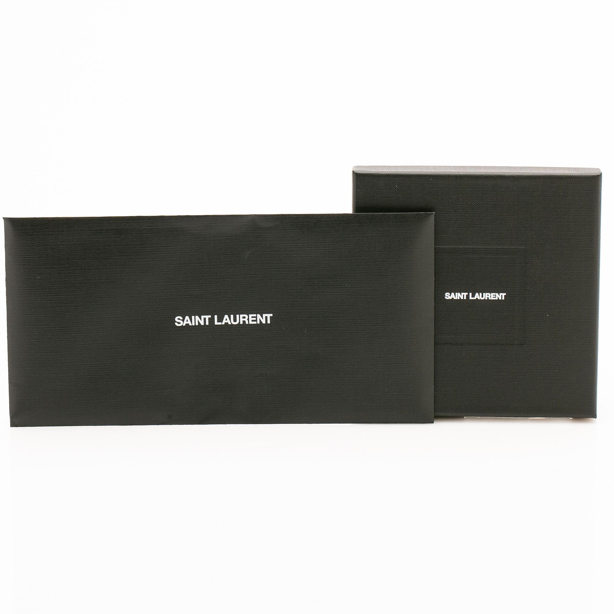 Yves Saint Laurent, Brooch, YSLA opium crocodile in oxidised silver.