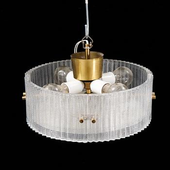 Carl Fagerlund, taklampa, Orrefors.