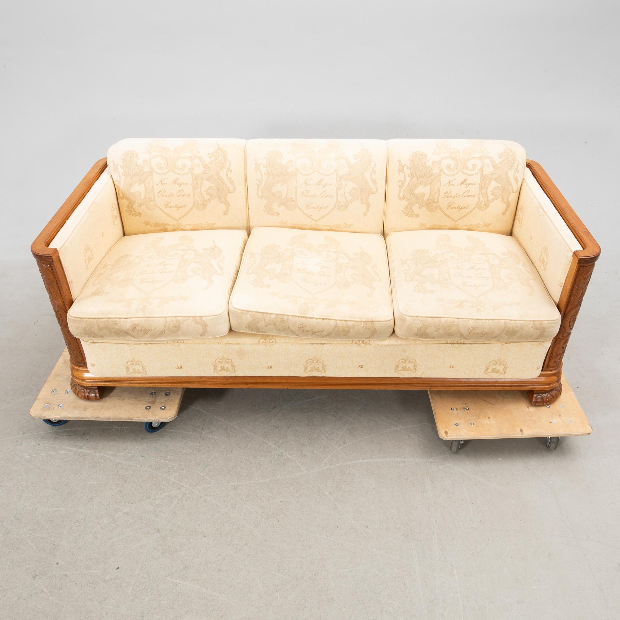 Sofa, Baroque style, 1940s.