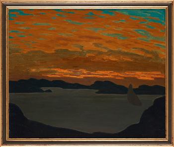 Pelle Swedlund, Ship at dusk.