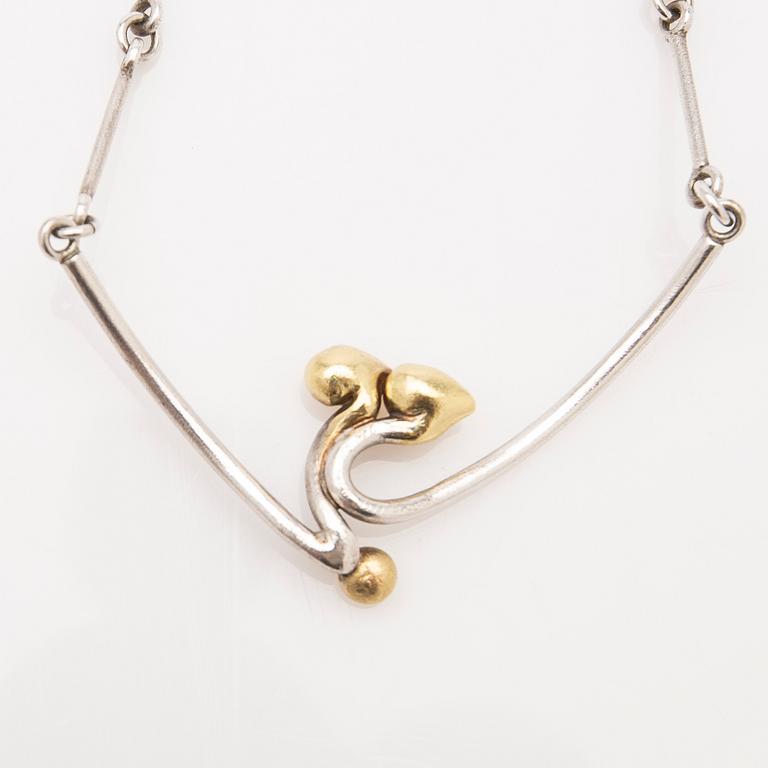 Ida Liedholm, Collier, sterlingsilver och 18k.