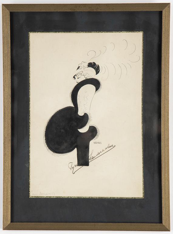 Einar Nerman, ink, signed and dated -13.