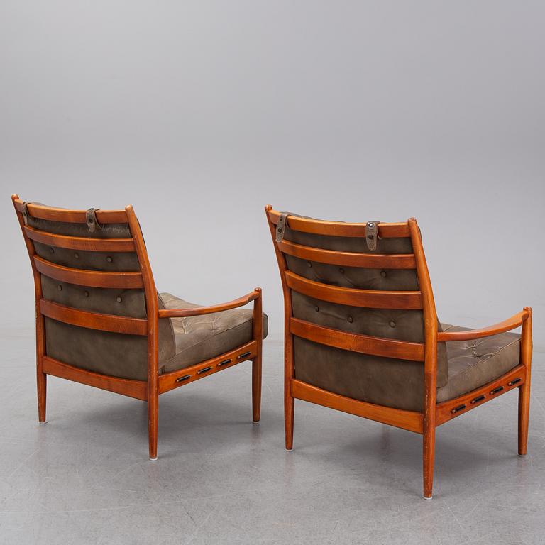 INGEMAR THILLMARK, fåtöljer, ett par, "Läckö hög", OPE, 1960-tal.
