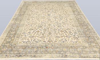 A Keshan rug, approx. 293 x 198 cm.