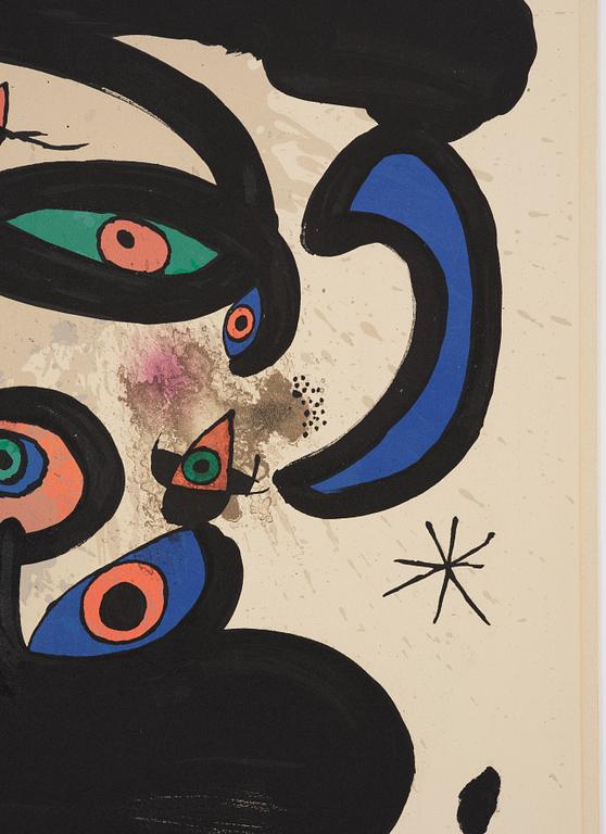 Joan Miró, Poster for the Exhibition 'Peintures sur Papier, Dessins'.