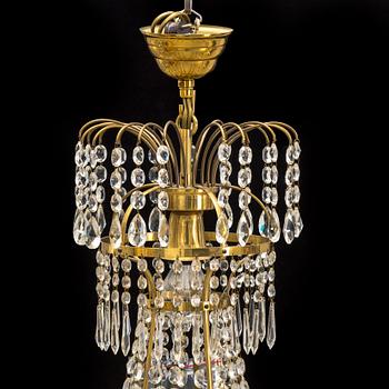 A mid 20th century Gustavian style chandelier.