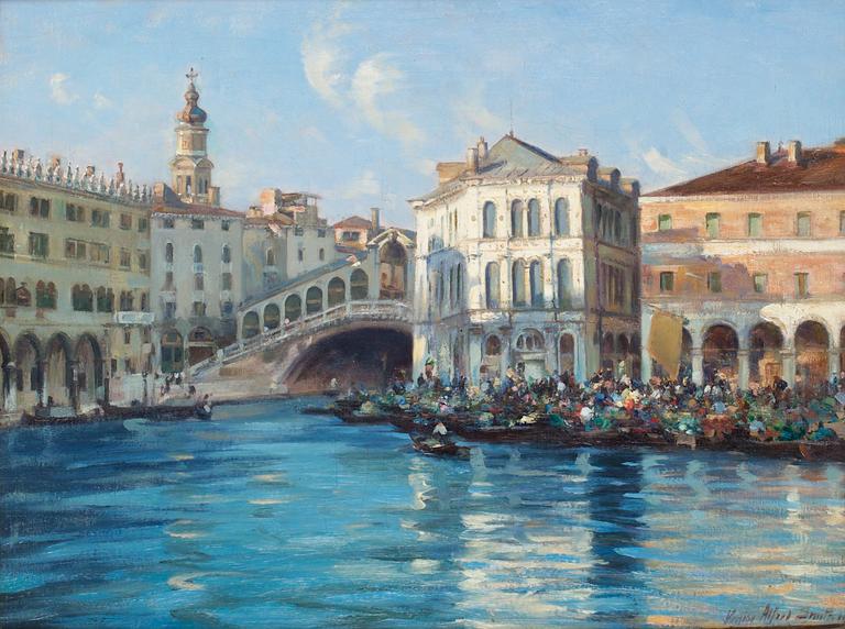 Alfred Aloysius Smith, Le marché du Rialto.