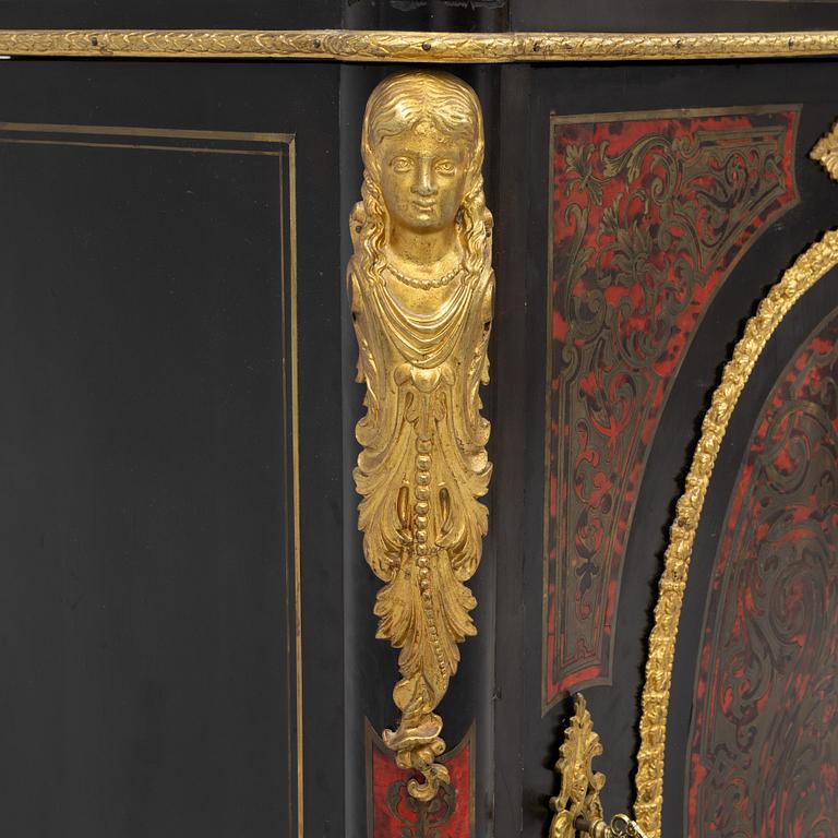 Cabinet, Boulle style, late 19th century.