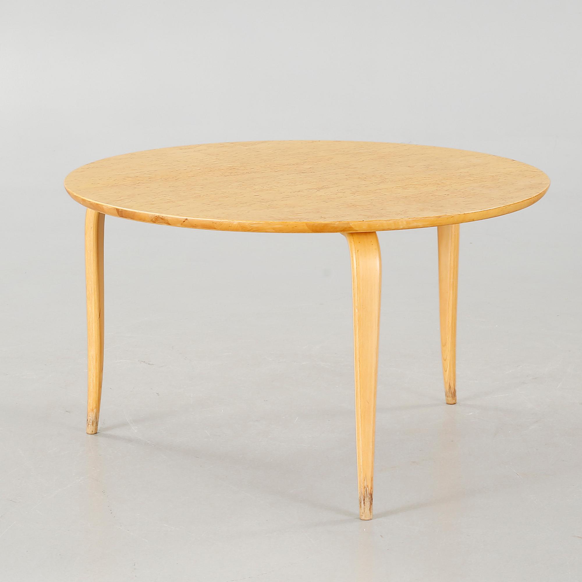 BRUNO MATHSSON, "Annika", soffbord, Dux, sent 1900-tal.