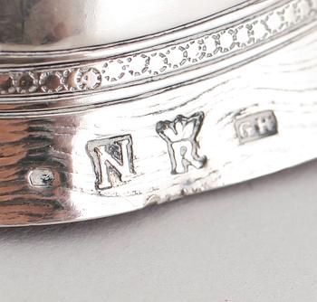 FIGUR, silver, möjligen Frankrike. Vikt ca 410 gram.