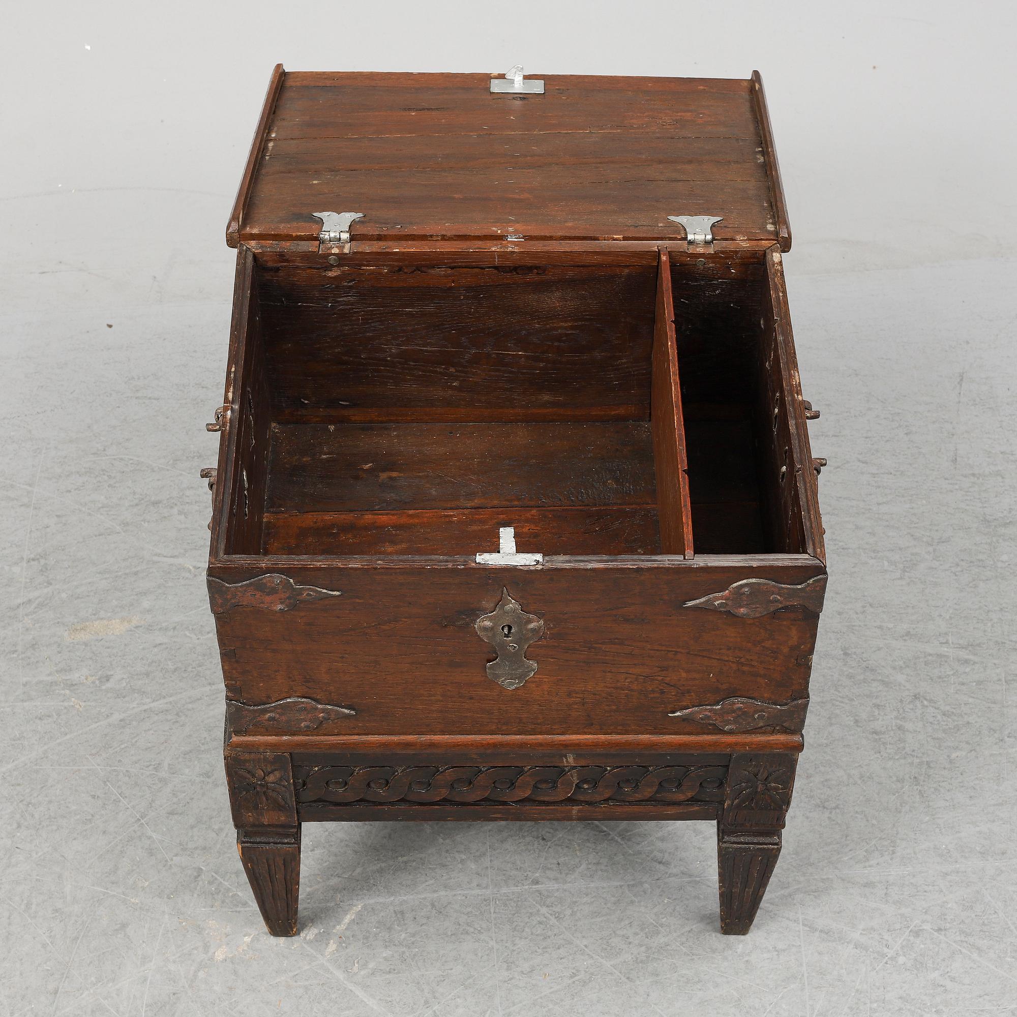 A chest and stand, 19th-20th century.