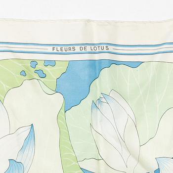 Hermès, two scarves "Brides de Gala" and "Fleurs de Lotus".
