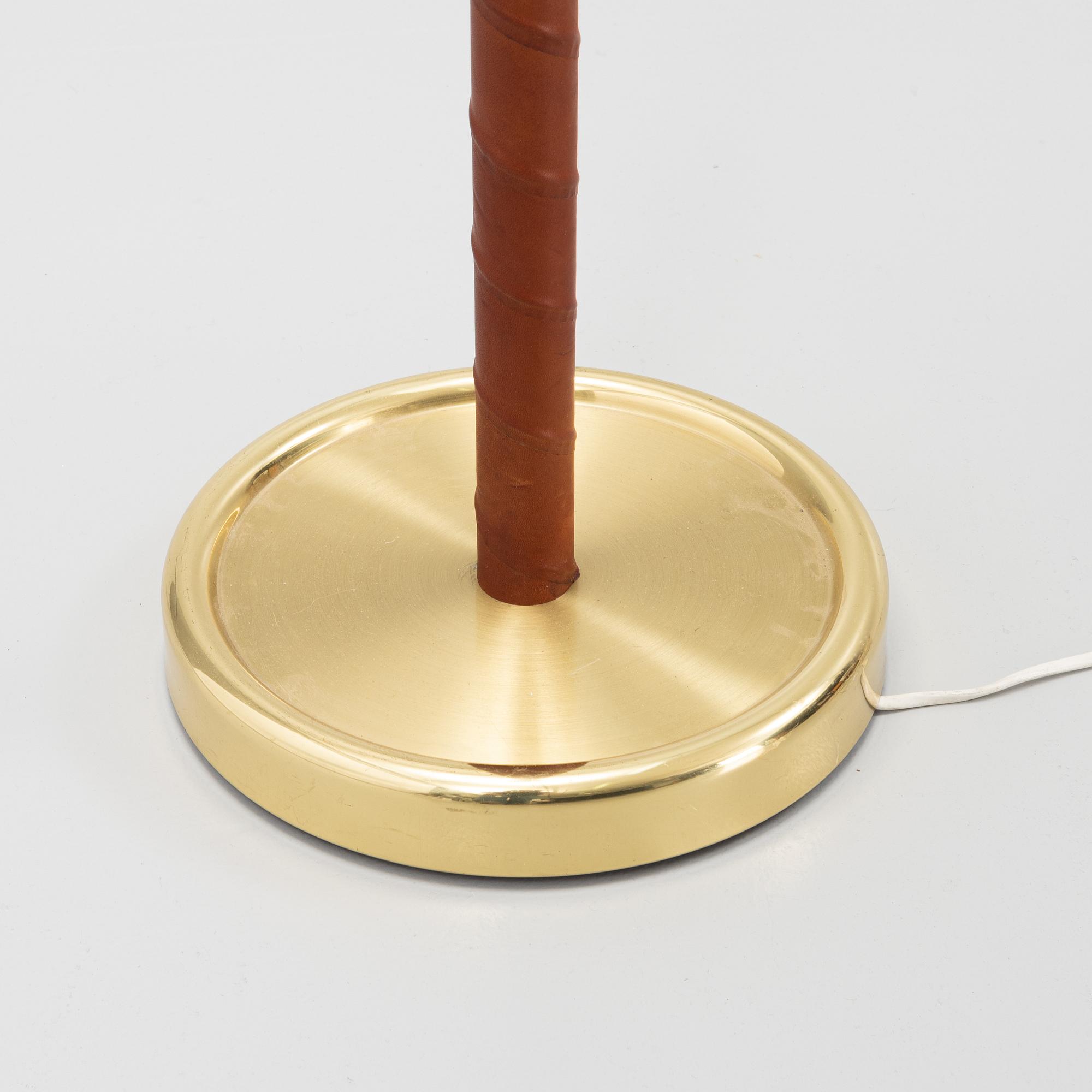 A brass floor lamp from Fagerhults, end of the 20th Century.