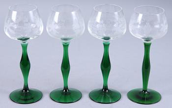 VINGLAS, 12 st, 1900-tal.