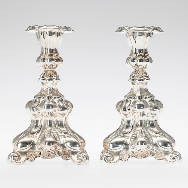 LJUSSTAKAR, ett par, svenska kontrollstämplar. 1900-talets senare hälft.