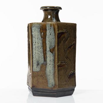 Totaro Sakuma, tillskriven, vas, Mashiko, Japan, 1900-tal.