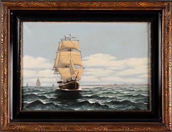 HARALD P ENGMANN, olja på duk, signerad.