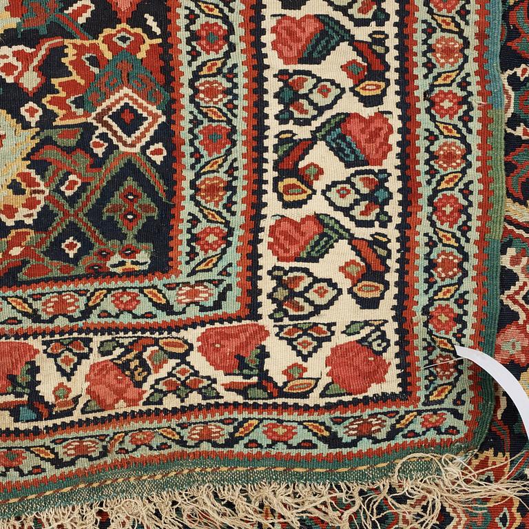 MATTA. Antique Senneh Kilim. 248 x 161 cm.