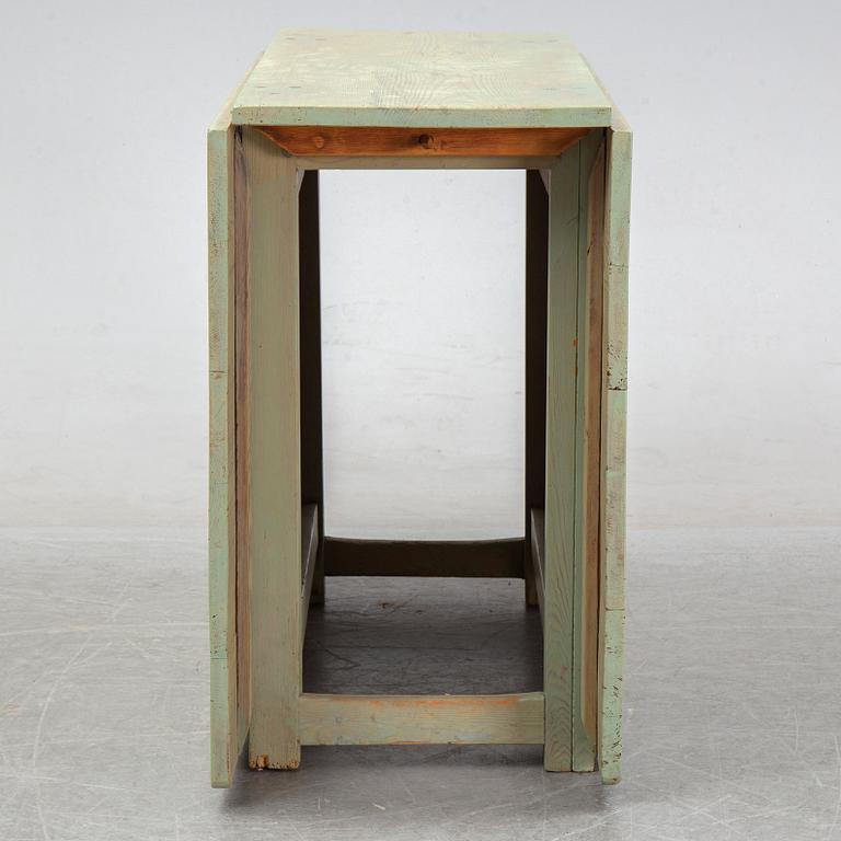 A painted gate-leg table, first half of the 19th Century.