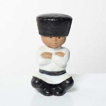 Lisa Larson, figurines, 8 pcs, "Children of the World", Gustavsberg.