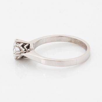 Brilliant-cut diamond ring, 0.79 ct according to engraving, Gustav Dahlgren & Co, Malmö, 1965.