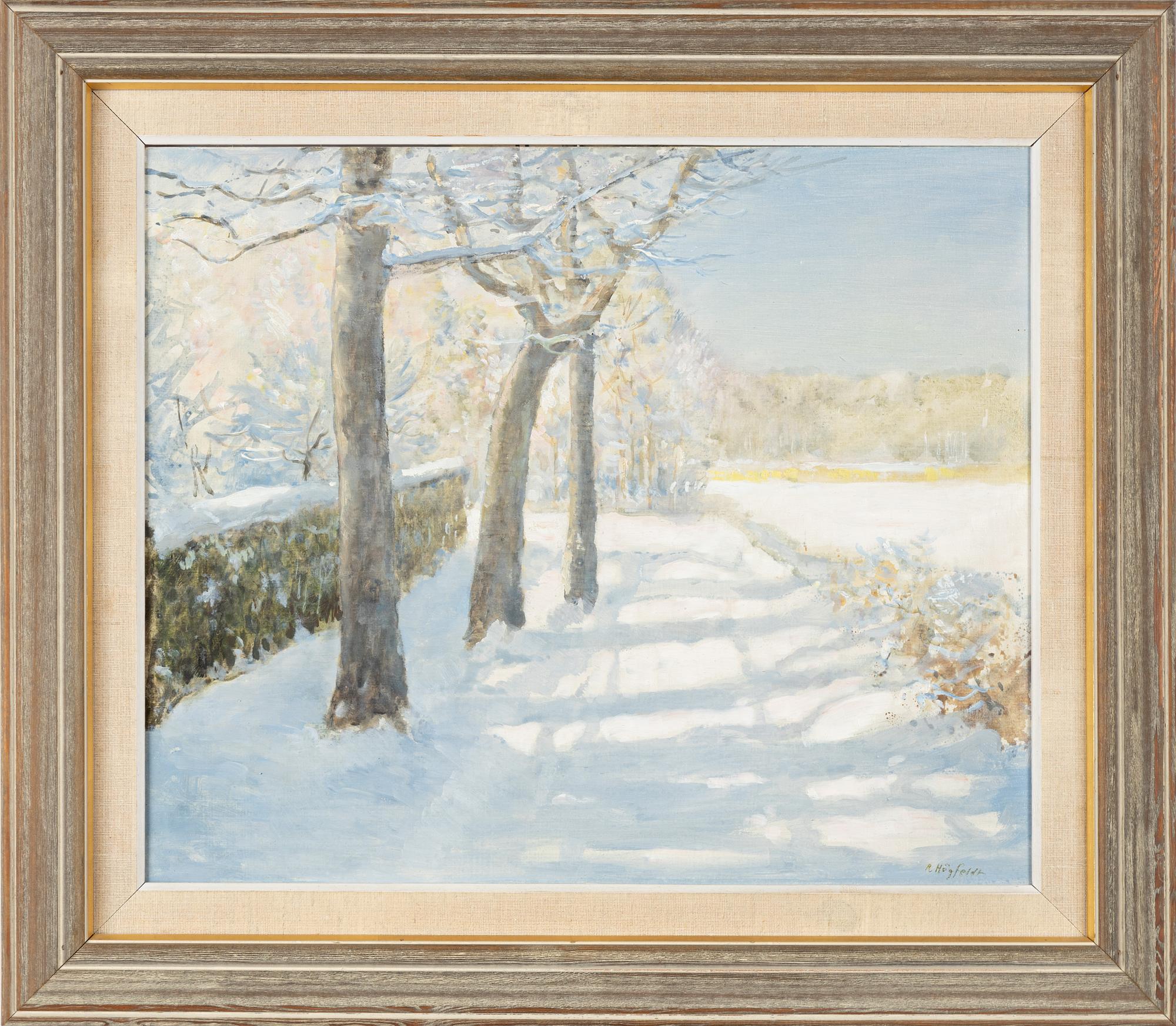Robert Högfeldt, Winter llandscape.