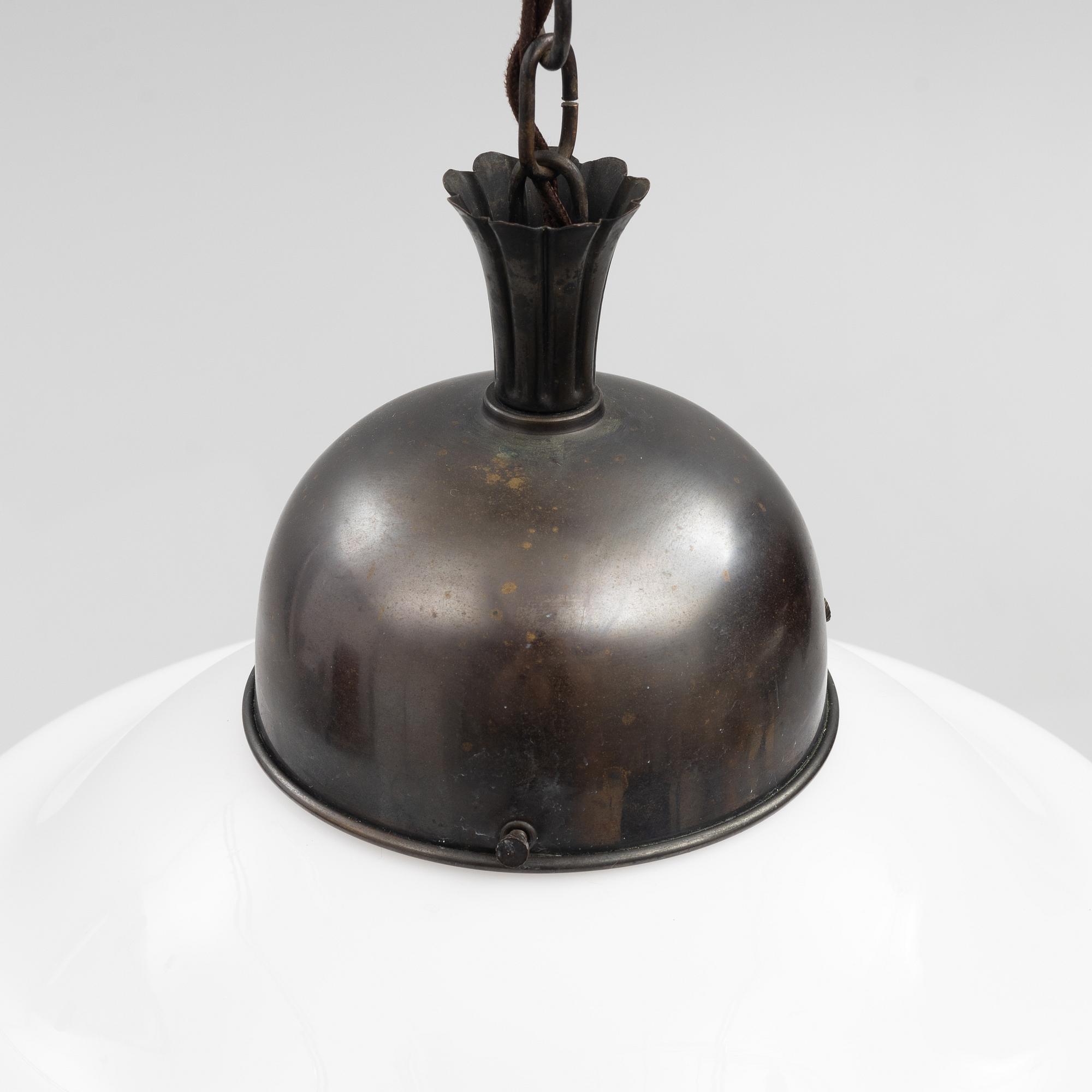 Harald Notini, ceiling lamp, model "6117", Arvid Böhlmarks Lamp Factory, 1920s-30s.