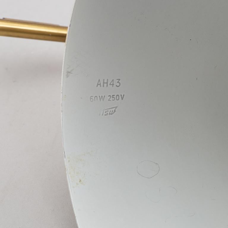 A pair of wall lights, model AH 43, produced by Itsu, 1950-60s.